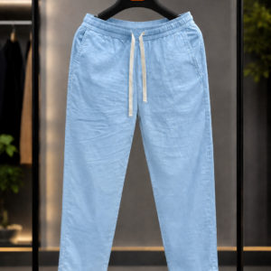 Remi Cotton Trouser - Sky Blue