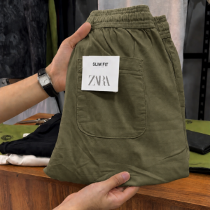 Cotton Trouser - Olive